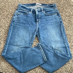 LOFT Women's Super Soft Girlfriend Jeans in Denim Blue